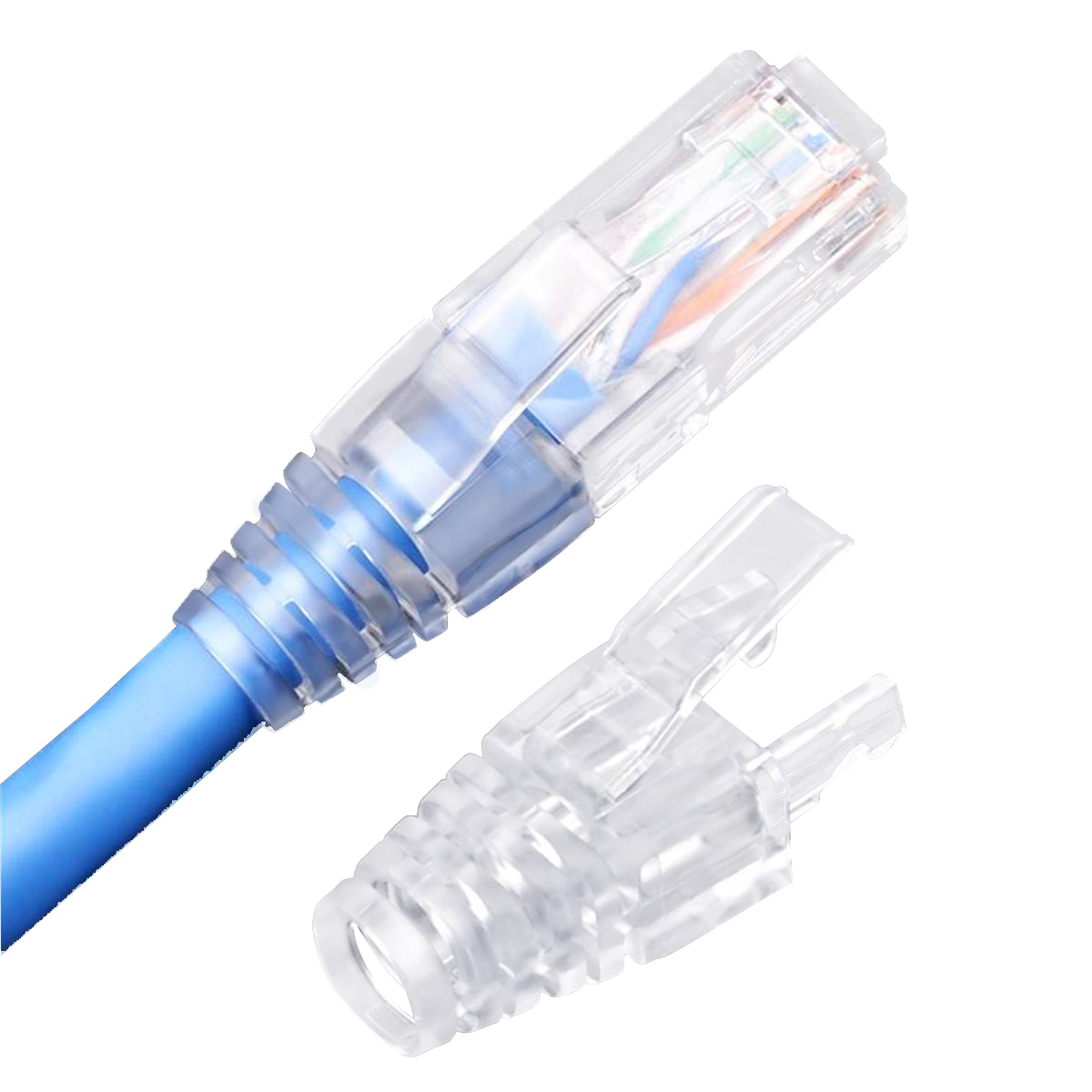 Nuevo Conector de arranque Modular RJ45 transparente para PC