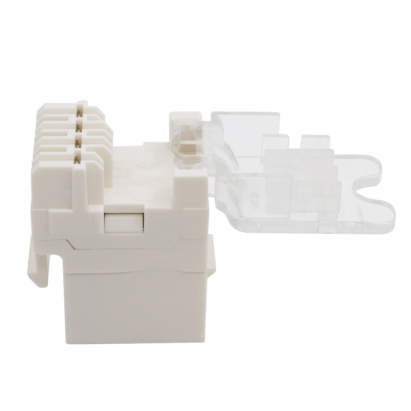 CAT3 RJ11 6P4C Conector trapezoidal sin herramientas UTP de 180 grados