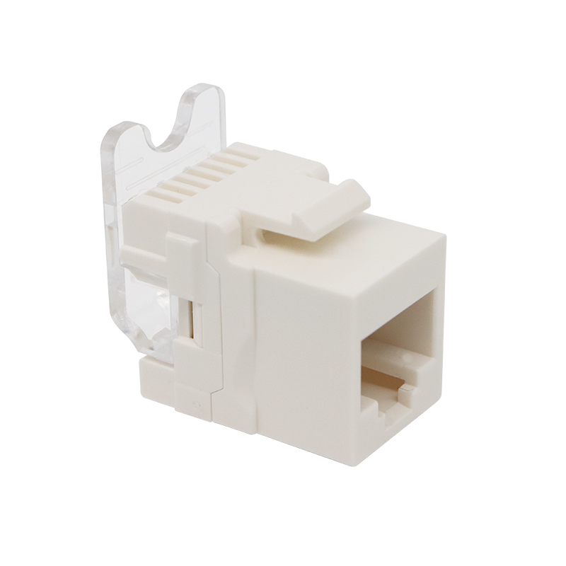 CAT3 RJ11 6P4C Conector trapezoidal sin herramientas UTP de 180 grados