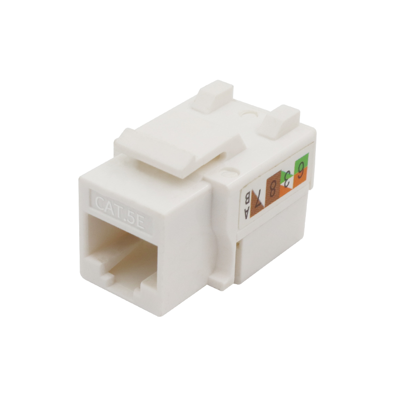 CAT5e UTP Conector perforado de 90 grados