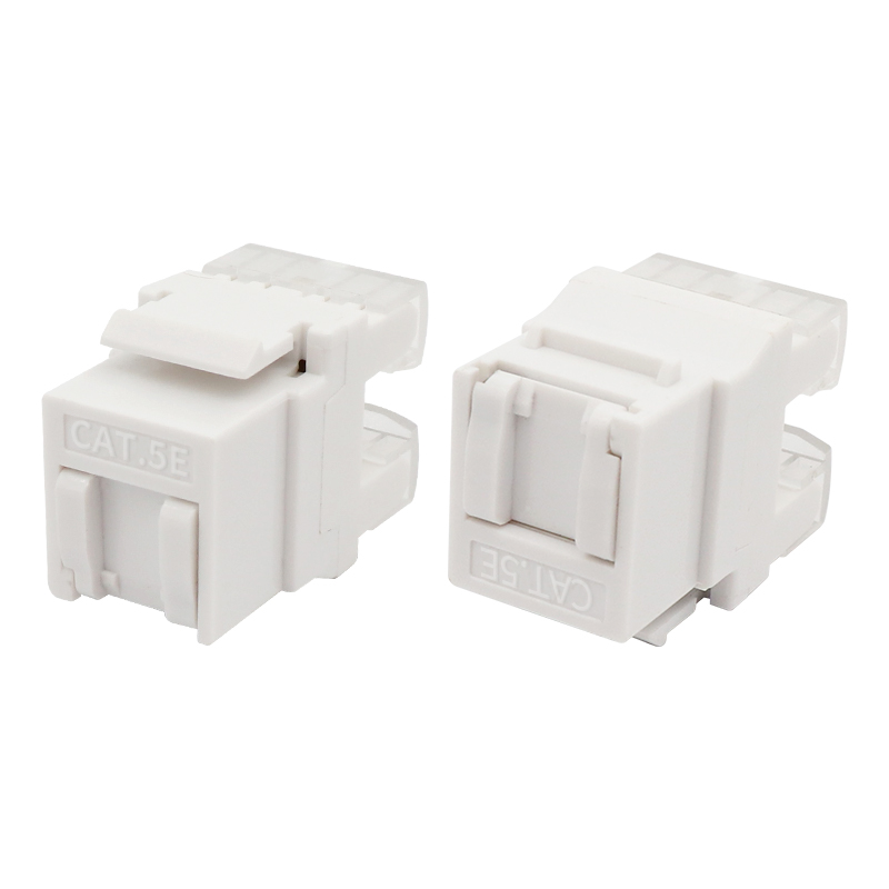 CAT5e UTP Conectores trapezoidal perforan de 180 grados con puerta antipolvo