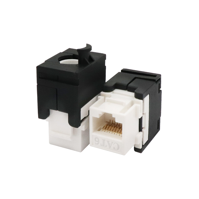 Conector trapezoidal sin herramientas CAT6 UTP de 180 grados