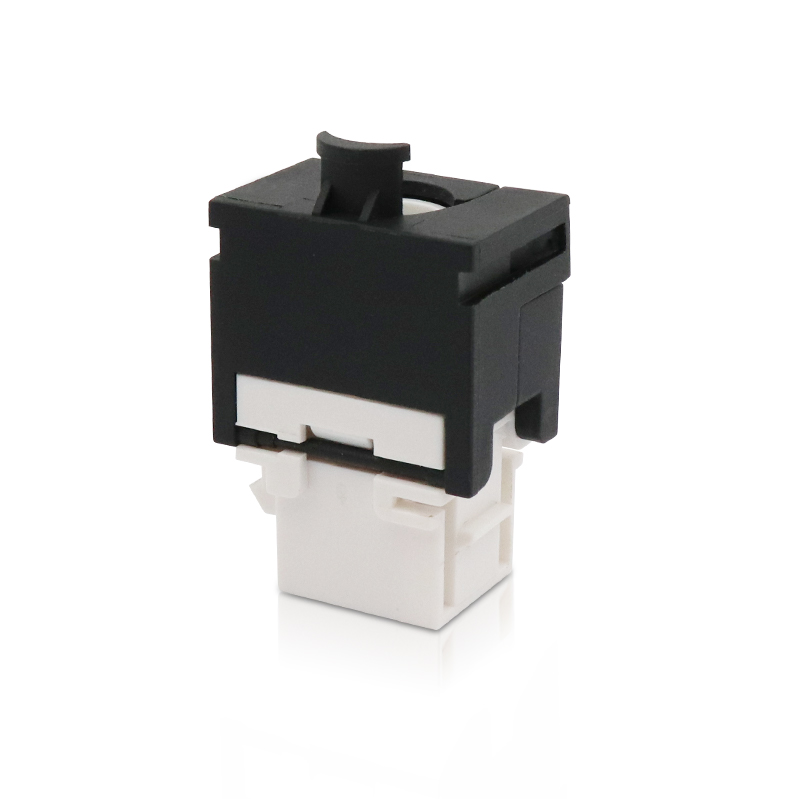 Conector trapezoidal sin herramientas CAT6A UTP de 180 grados