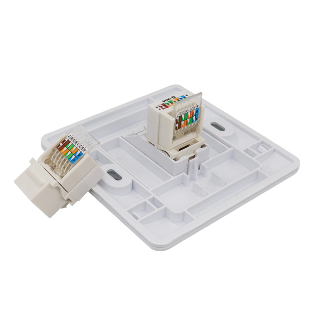 Conector trapezoidal sin herramientas CAT6 de 90 grados sin blindaje