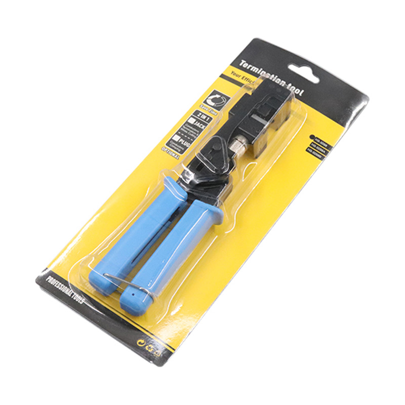 Herramienta de terminación de velocidad de perforación trapezoidal Jack RJ45 para PX-T-FN de 90 grados