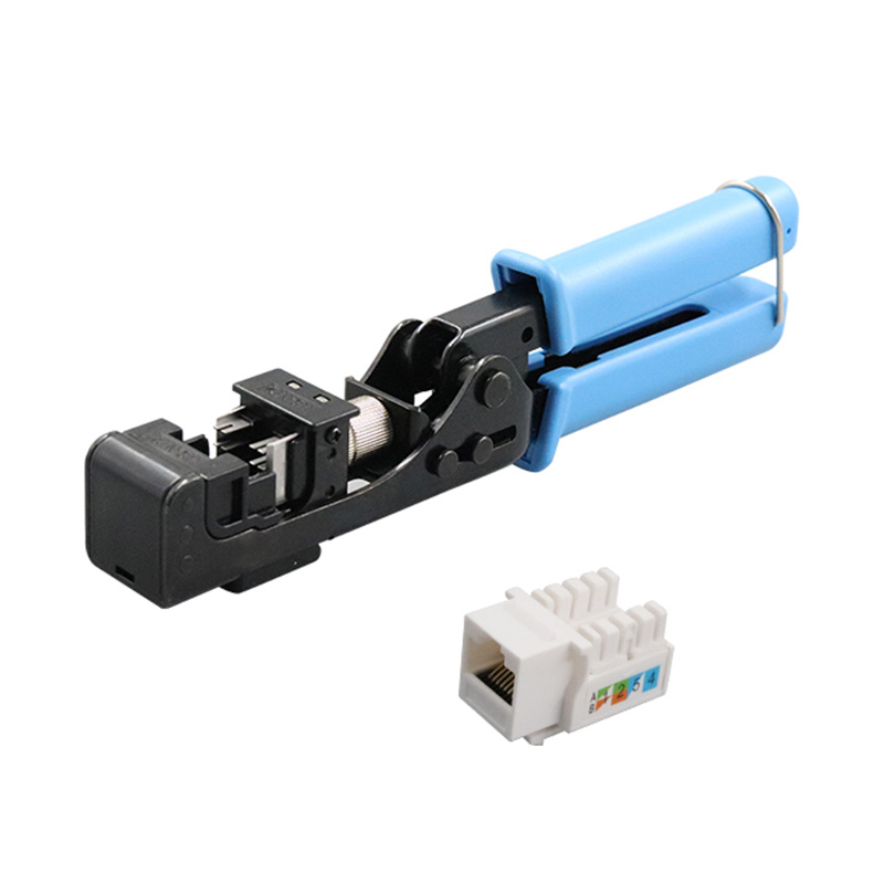 Herramienta de terminación de velocidad de perforación trapezoidal Jack RJ45 para PX-T-FN de 90 grados