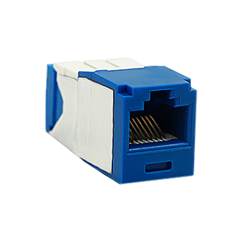 Cat6a FTP Single blindado Keystone Jack de 180 grados