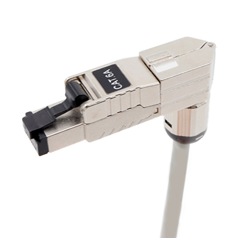 Módulo de red CAT6A STP de 90 grados sin herramientas